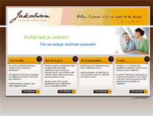 Tablet Screenshot of jakobson.cz